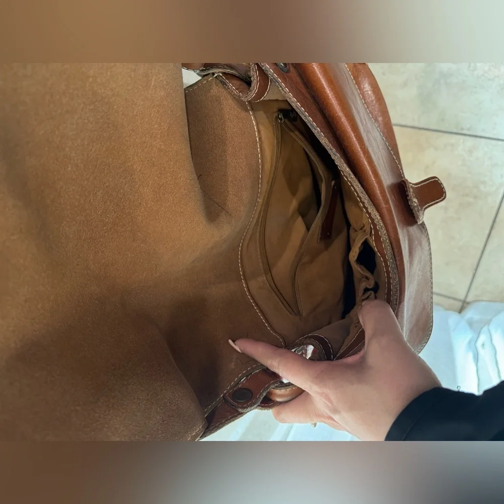 Patricia‎ Nash Brown Leather Crossbody Bag